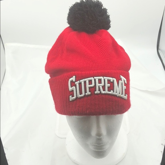 Supreme X New Era Beanie w/Pom Pom Size:OS - Picture 3 of 10